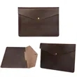 Genuine Leather A4 Envelope File Folder Document Holder | https://www.bestnamebadges.com