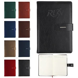A5 Leather Hardcover Business Notebook Journal