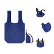 14"x23" Polyester Foldable Shopping Bag W/ Storage Pouch | https://www.bestnamebadges.com