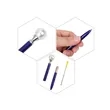 Retractable Black Ink Metal Ballpoint Pen W/ Pearl Top | https://www.bestnamebadges.com