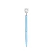 Retractable Black Ink Metal Ballpoint Pen W/ Pearl Top | https://www.bestnamebadges.com