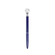 Retractable Black Ink Metal Ballpoint Pen W/ Pearl Top | https://www.bestnamebadges.com