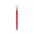 Retractable Black Ink Metal Ballpoint Pen W/ Pearl Top | https://www.bestnamebadges.com