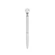 Retractable Black Ink Metal Ballpoint Pen W/ Pearl Top | https://www.bestnamebadges.com
