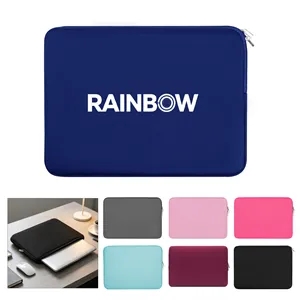 15.6" Slim Neoprene Laptop Sleeve Case W/ Zipper