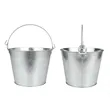 5 Qt Galvanized Beer Ice Bucket W/ Handle | https://www.bestnamebadges.com