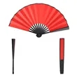 Fabric Handheld Folding Fan W/ Plastic Frame | https://www.bestnamebadges.com