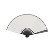 Fabric Handheld Folding Fan W/ Plastic Frame | https://www.bestnamebadges.com