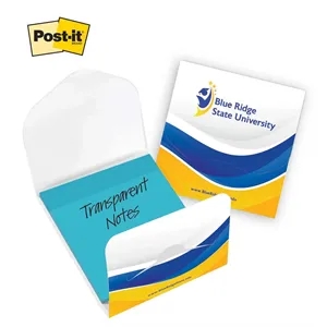 Post-it® Transparent Notes with Custom Printed Cover