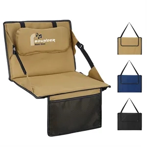 Comfortable Folding Stadium Seat with Back Cushion