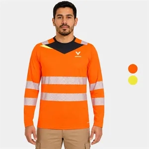 PORTWEST® Moisture Wicking DX4 Hi-Vis Long Sleeve T-Shirt