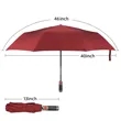 Travel Friendly Auto Open Foldable Umbrella 46" Arc | https://www.bestnamebadges.com