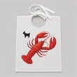 Custom Logo Lobster Bib For Adults With Tie Closure | https://www.bestnamebadges.com