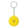 Pickleball Stress Ball Keychain | https://www.bestnamebadges.com