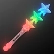 Triple Star Light Up Flashing Wand | https://www.bestnamebadges.com