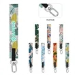 1 1/4" Polyester Wrist Lanyard Keychain Strap W/ Key ring | https://www.bestnamebadges.com