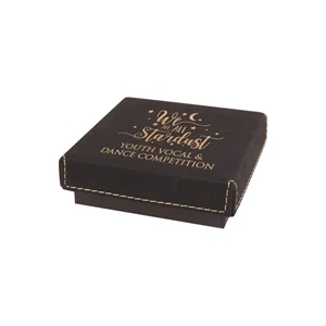 3 1/2"x3 1/2" Leatherette Medal/Gift Box