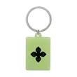 Eco Silicone Glow in the Dark Keychains - Rectangle | https://www.bestnamebadges.com