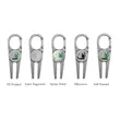 Magnetic Golf Tool Set with Carabiner | https://www.bestnamebadges.com
