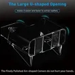 Slanted-Back Transparent Acrylic Brochure Display Stand | https://www.bestnamebadges.com