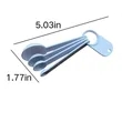 4-Piece Baking Measuring Spoon Set With Capacity Markings | https://www.bestnamebadges.com