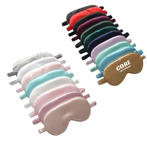 Smooth Soft Silk Sleeping Eye Mask with Adjustable Strap