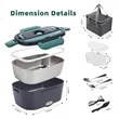 Portable Heated Food Warmer Electric Lunch Box | https://www.bestnamebadges.com