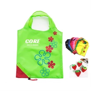 Strawberry Foldable Grocery Bags