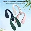 Portable Bladeless Hanging Neck Fans | https://www.bestnamebadges.com