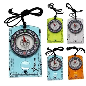 Portable Compass For Outdoor Hiking And Wilderness Survival