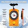 Portable Compass For Outdoor Hiking And Wilderness Survival | https://www.bestnamebadges.com