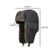 Unisex Windproof Cold-Resistant Waterproof Warm Ushanka Hat | https://www.bestnamebadges.com