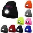 Unisex Usb-Rechargeable Led-Lit Winter Knit Hat | https://www.bestnamebadges.com