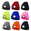 Unisex Usb-Rechargeable Led-Lit Winter Knit Hat | https://www.bestnamebadges.com