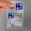 Clear 3" x 5" Full Color Removeable Kiss-Cut Sticker Sheet  | https://www.bestnamebadges.com