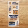 Envelope Size 4" x 9" Clear Removeable Kiss-Cut Sticker Shee | https://www.bestnamebadges.com