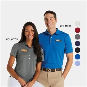 Callaway® Vent Moisture Wicking Men's Ottoman Polo Shirt