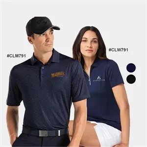 Callaway® Micro Chev Print UPF 50+ Men's Polo Shirt