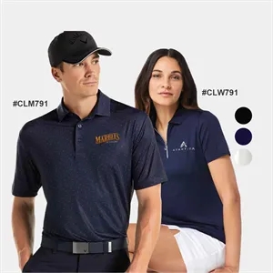 Callaway® Moist Wicking Women's Chev Zipper Polo Shirt