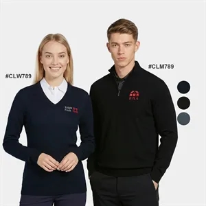 Callaway® Merino Blend Men's Thermal 1/4 Zip Sweater