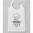 1 Color Adult Disposable Extra Long Paper Bibs w/ Ties | https://www.bestnamebadges.com