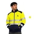 Hi Vis Class 3 Segmented Tape Safety Jacket w/ Pocket | https://www.bestnamebadges.com