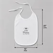 Custom Adult Cloth Bibs With Ties | https://www.bestnamebadges.com