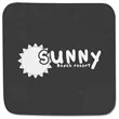 4" Squared Foam Custom Coaster | https://www.bestnamebadges.com