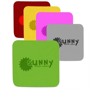 4" Squared Foam Custom Coaster