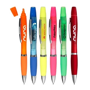 Union printed, Frosted Highlighter Twist Pen