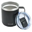10 oz TiTUS® Double Wall Stainless Insulated Stackable Mug | https://www.bestnamebadges.com