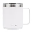 10 oz TiTUS® Double Wall Stainless Insulated Stackable Mug | https://www.bestnamebadges.com
