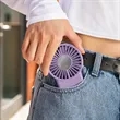 Portable Handheld Fan with Carabiner Clip | https://www.bestnamebadges.com