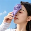 Portable Handheld Fan with Carabiner Clip | https://www.bestnamebadges.com